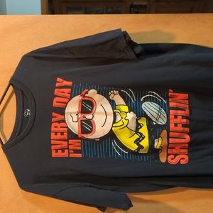 Charlie Brown cartoon t-shirt (XL)